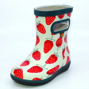 Bottes de pluie Bogs Skipper II Strawb F Fille