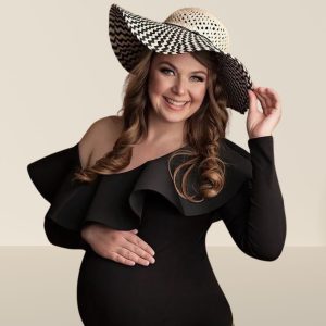 Body grossesse épaules dénudées