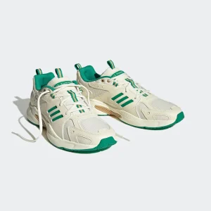 Adidas JZ RUNNER Retro – Baskets Unisexe Respirantes avec Accents Verts