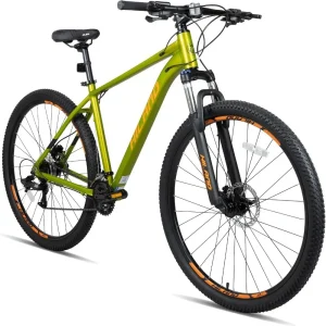 29 inch Mens Mountain Bike 17/19 inch Frame Hydraulic Disc-Brake Lock-Out Suspension Fork 16 Speeds Trail Bike