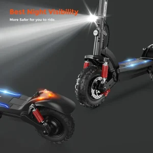 iScooter iX5 Plus – Trottinette Électrique Pliable 1000W 48V 17.5Ah | 45 km/h, 45 km d’autonomie, 11 pouces