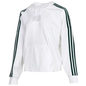 Adidas NEO Series sweat à capuche blanc rayures classiques Design marque Logo détail confortable pour les sorties printemps-automne