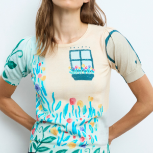 Aldo Martins : « Pull Tulipes »