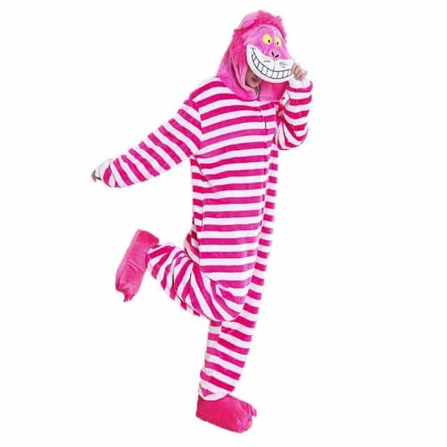 Combinaison chat du Cheshire avec pantoufles – Image 4